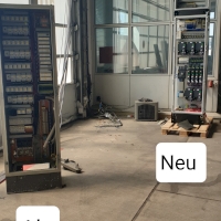 Austausch der alten Steuerung aus 1992 gegen die von uns gebaute neue Steuerung